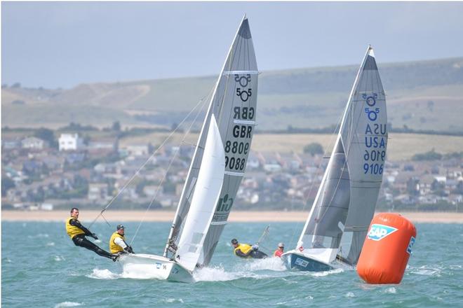 Smith and Needham edge Martin and Lowry in race eight - SAP 505 World Championships - 5 August, 2016 © Christophe Favreau http://christophefavreau.photoshelter.com/